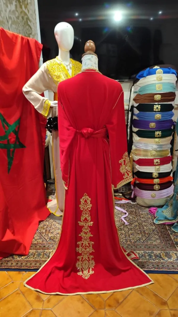 Caftán marroquí nuevo, talla grande – takchita de dos piezas — photo 3