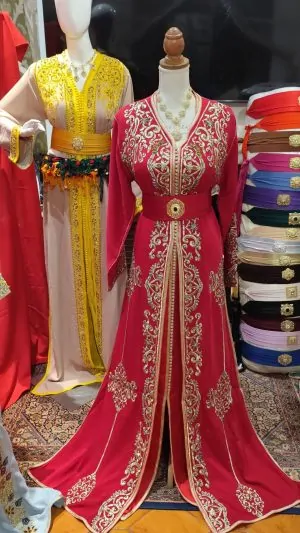 New Moroccan caftan, two pieces