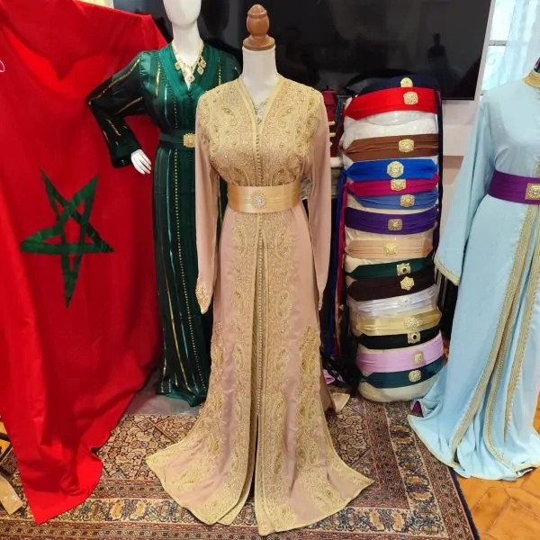 Caftano marocchino nuovo, due pezzi