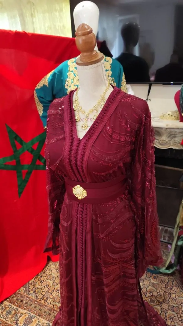 caftan marocain neuf _ takchita deux pieces — photo 10