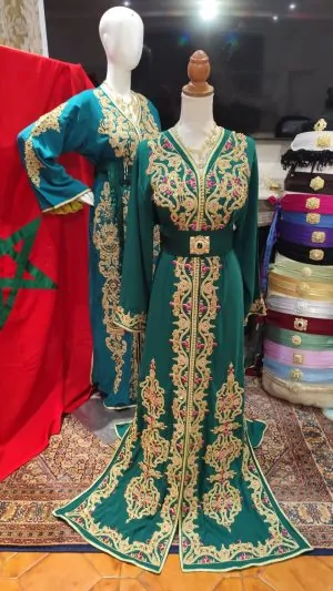 New lined Moroccan caftan