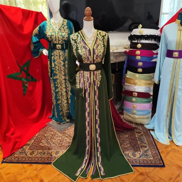 caftan marocain neuf doublé _ takchita deux pieces — photo 10