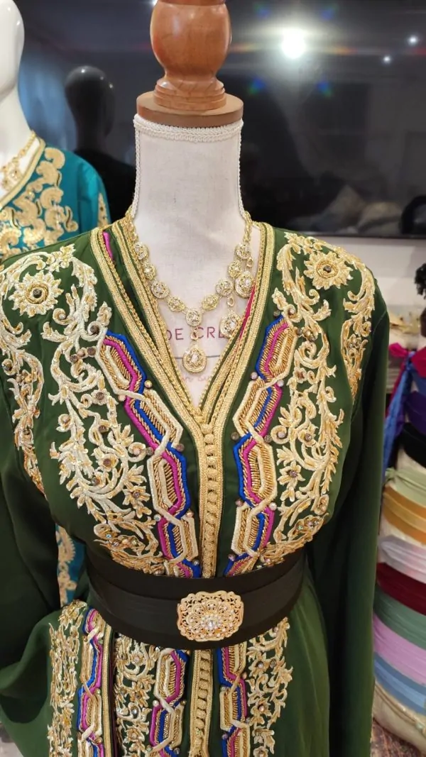 caftan marocain neuf doublé _ takchita deux pieces — photo 8