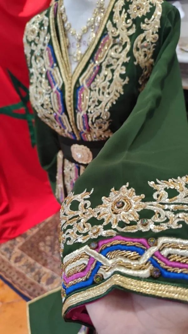 caftan marocain neuf doublé _ takchita deux pieces — photo 5