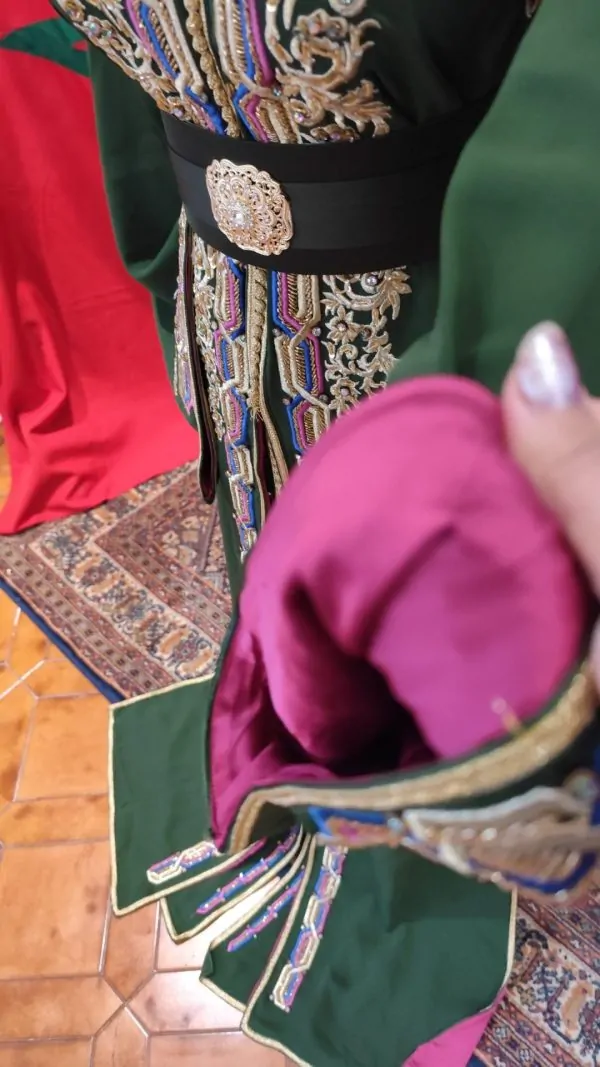 caftan marocain neuf doublé _ takchita deux pieces — photo 4