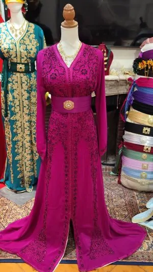 New lined Moroccan caftan