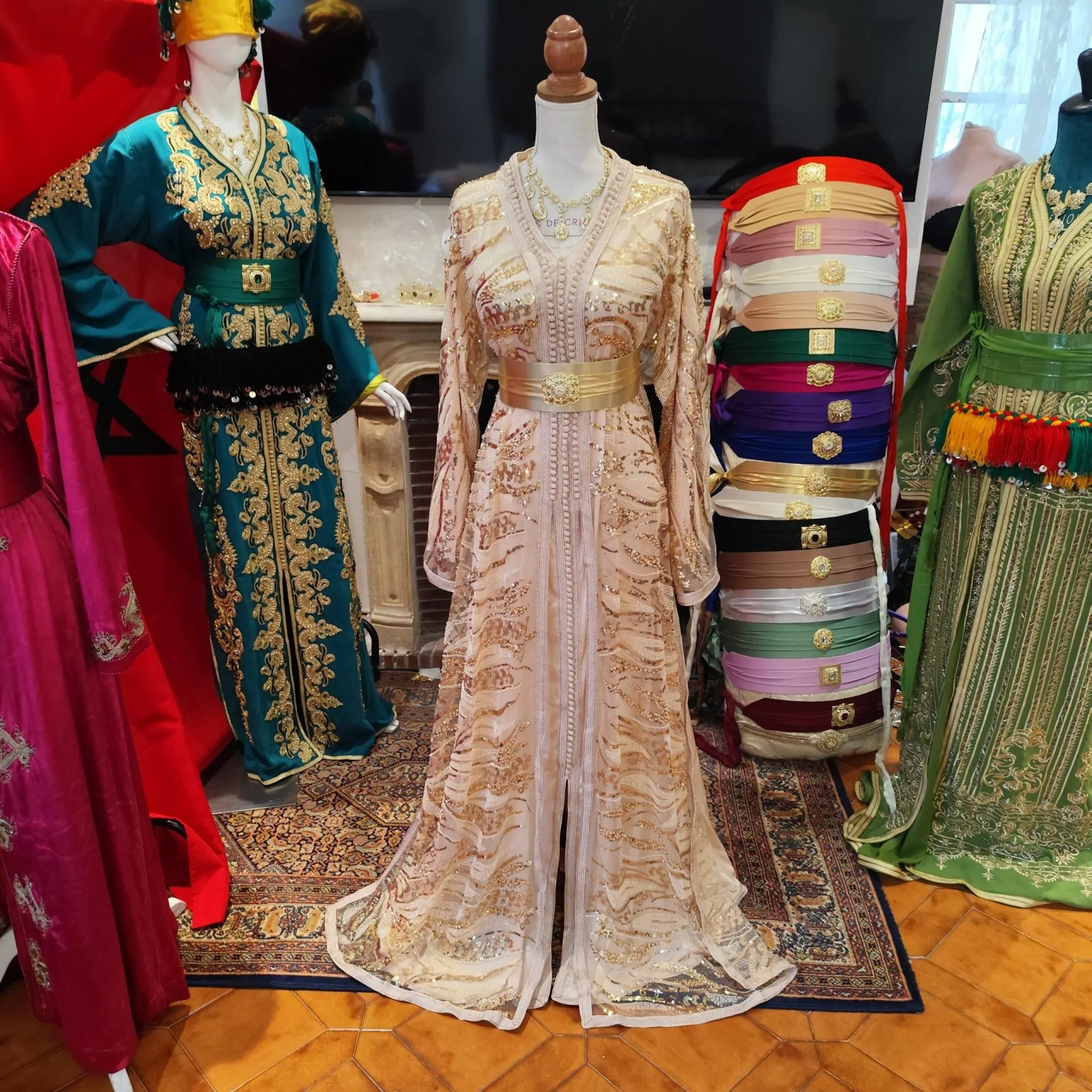 caftan marocain neuf _ takchita deux pièces