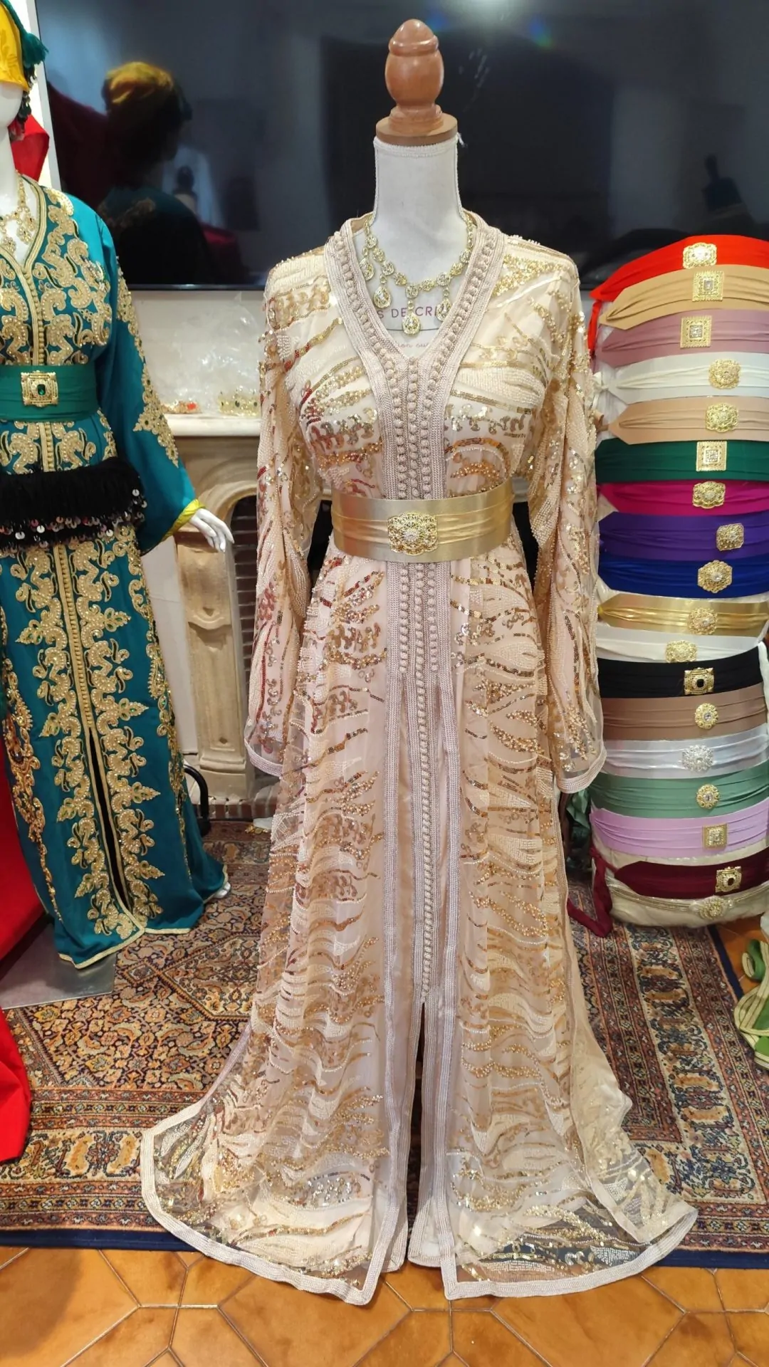 caftan marocain neuf _ takchita deux pièces – Image 5