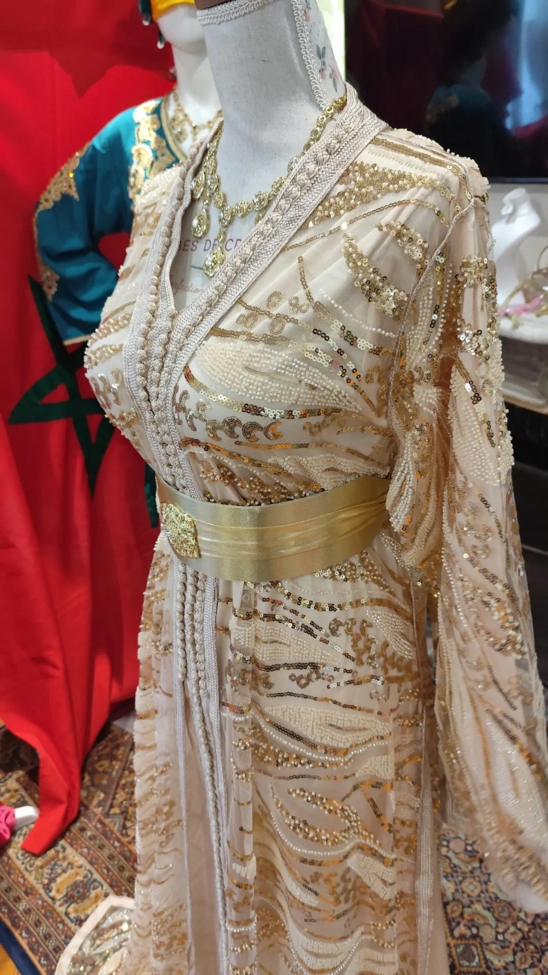 caftan marocain neuf _ takchita deux pièces – Image 4