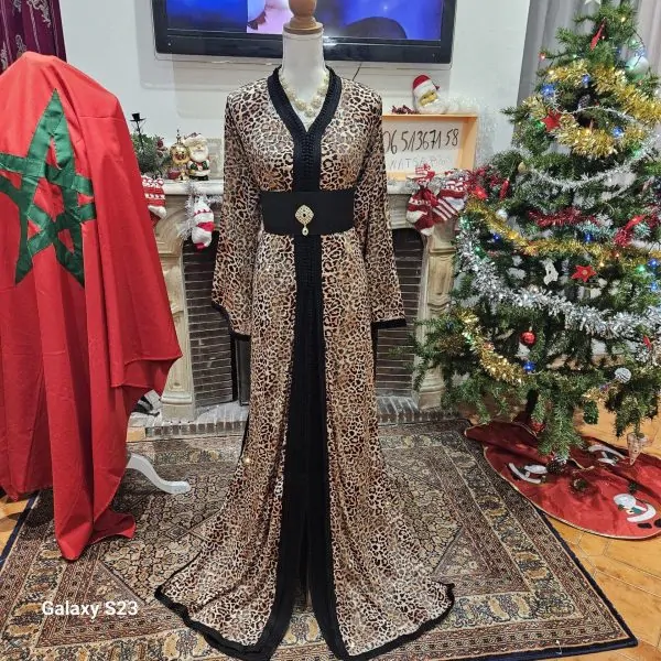 قفطان مغربي جديد - تقشيطة قطعتين