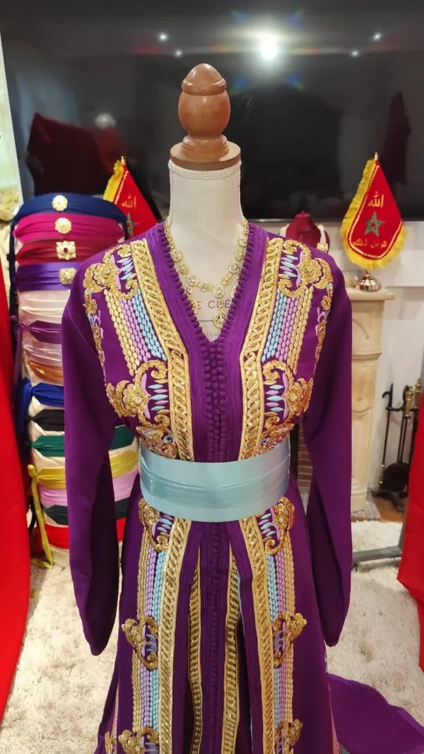 caftan marocain neuf doublé — photo 9