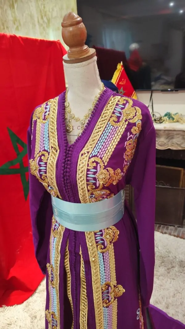 caftan marocain neuf doublé — photo 6