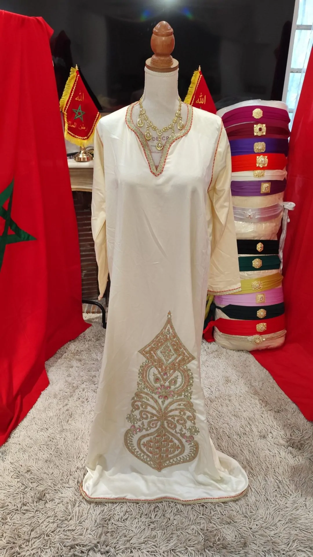 caftan marocain neuf avec ceinture – Image 11