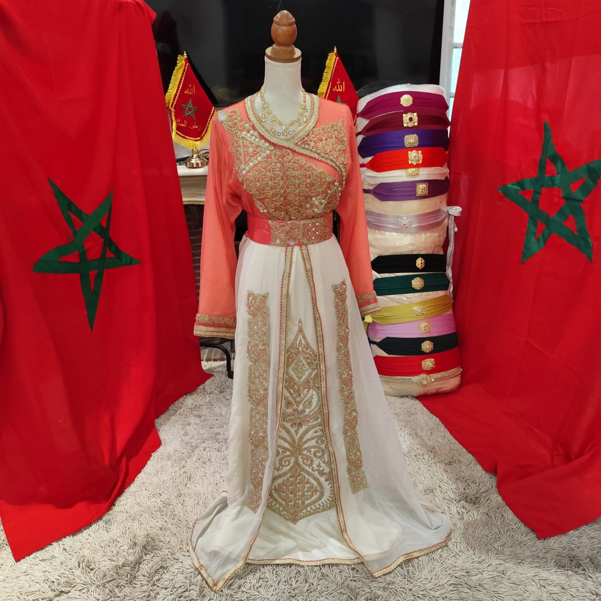 caftan marocain neuf avec ceinture – Image 13