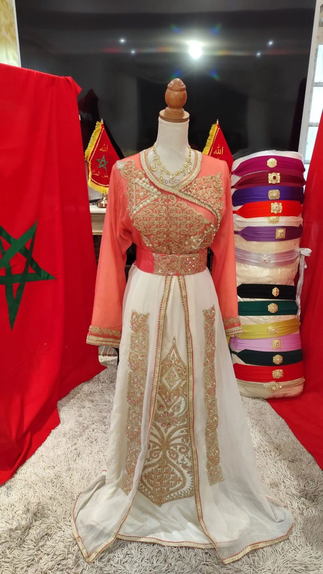 caftan marocain neuf avec ceinture – Image 8