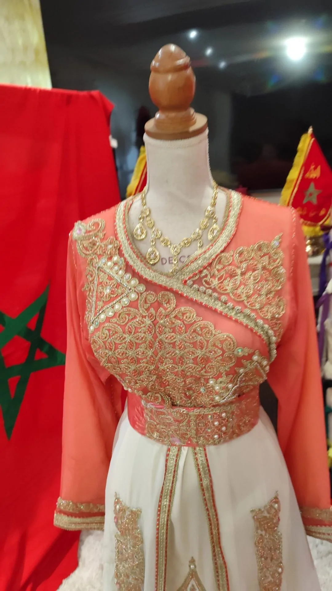 caftan marocain neuf avec ceinture – Image 10