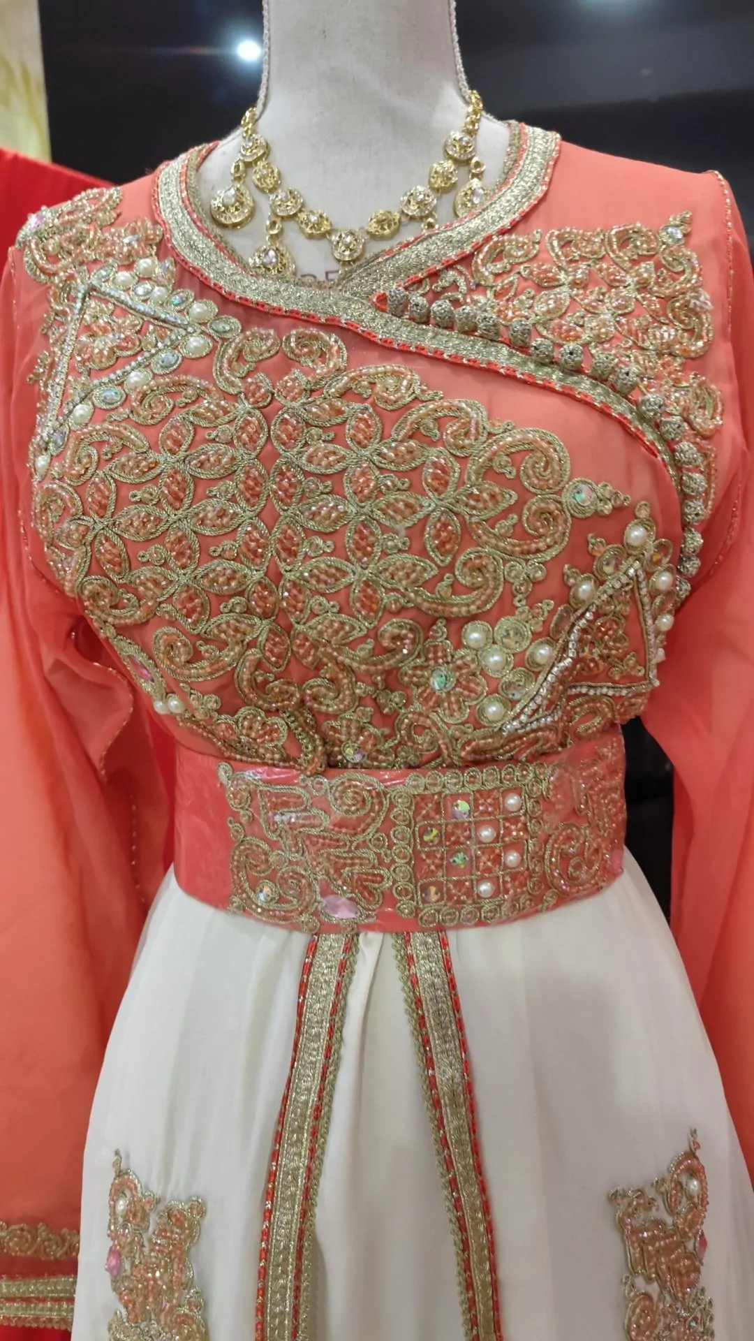 caftan marocain neuf avec ceinture – Image 9