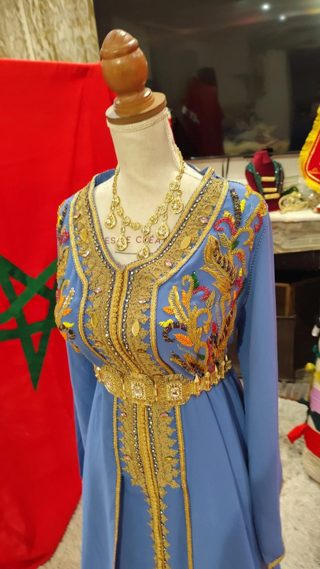 caftan marocain d occasion grande taille – Image 10