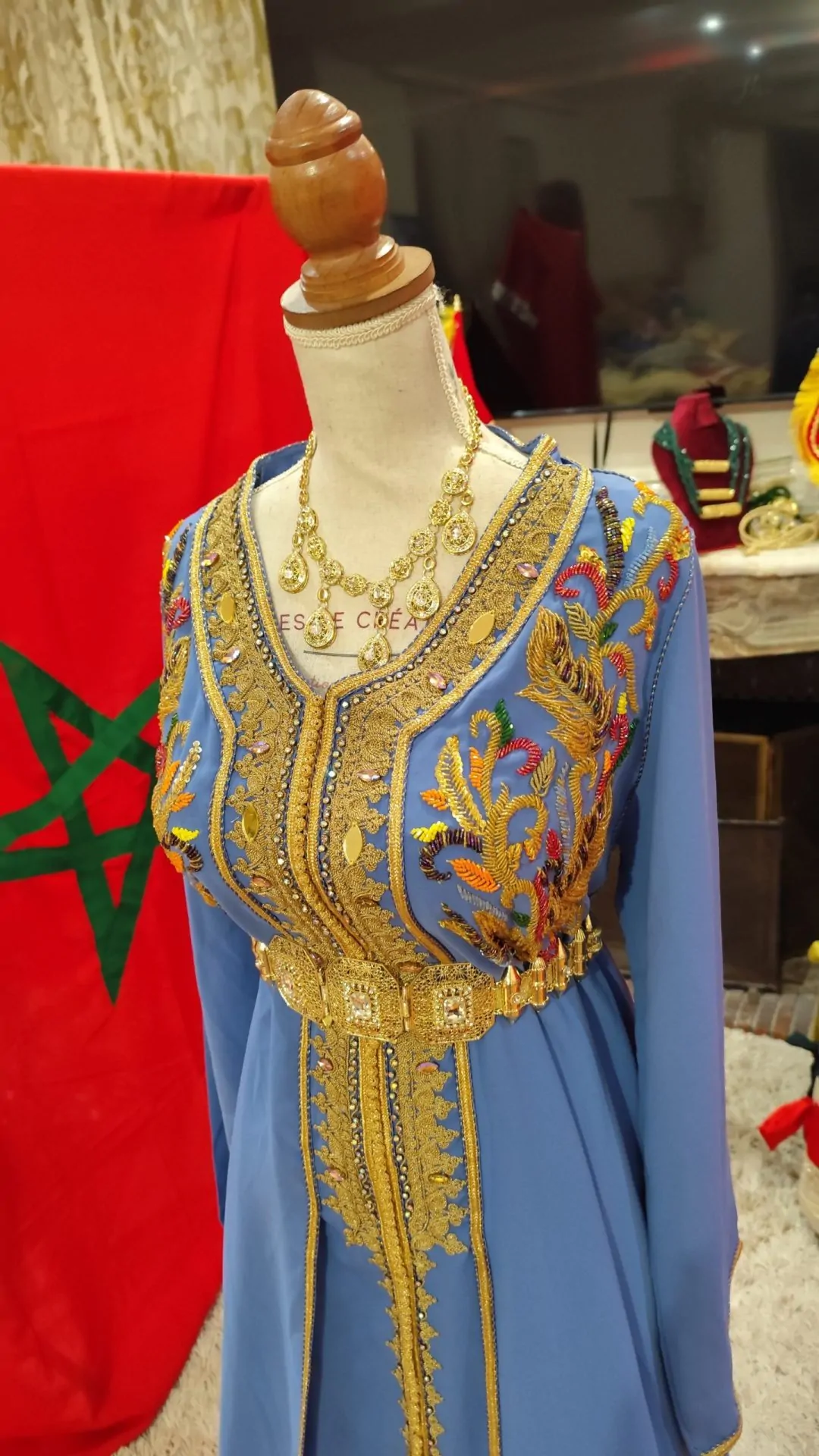 caftan marocain d occasion grande taille – Image 6