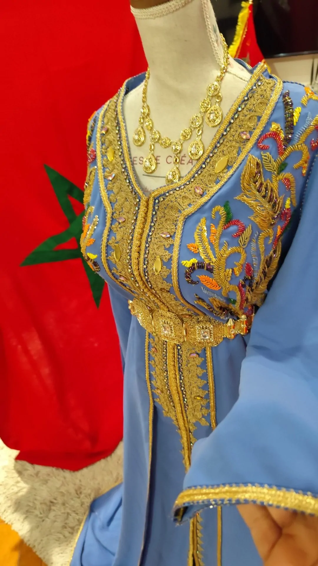 caftan marocain d occasion grande taille – Image 9