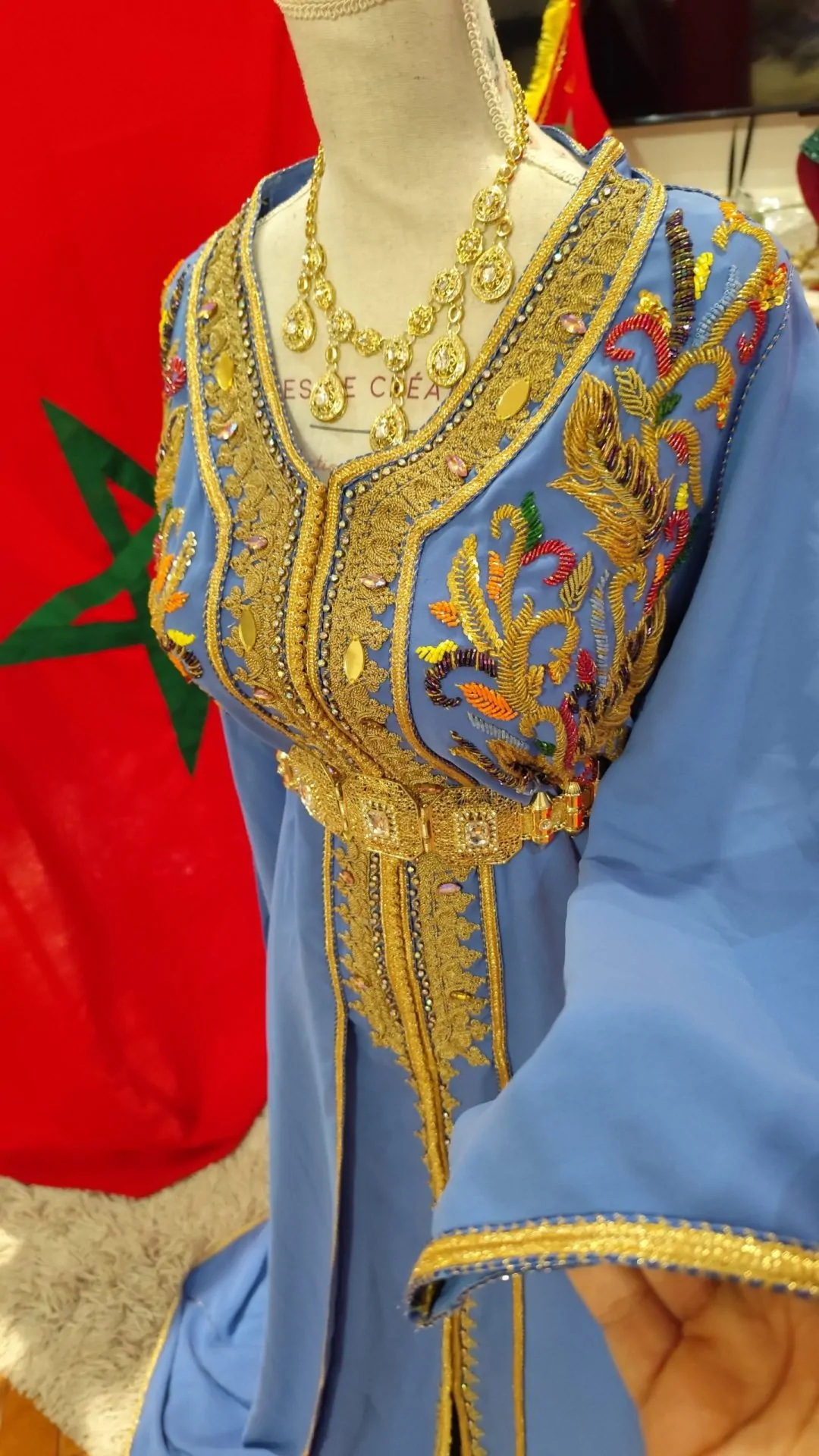 caftan marocain d occasion grande taille – Image 13