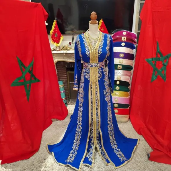 Nieuwe Marokkaanse kaftan met riem — photo 9