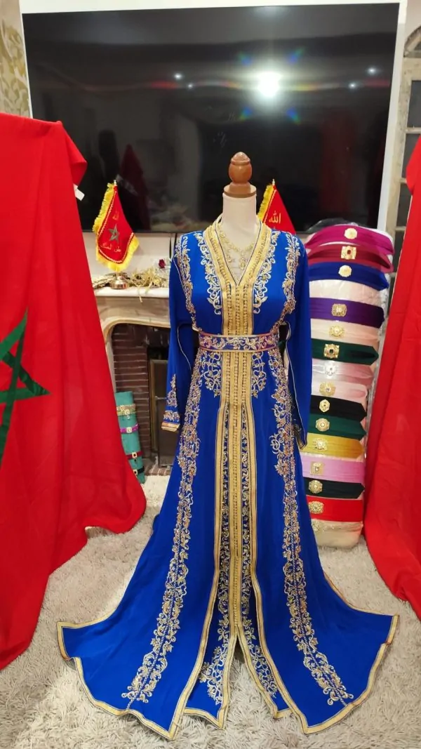 Nieuwe Marokkaanse kaftan met riem — photo 12