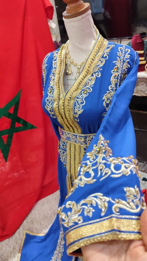 Nieuwe Marokkaanse kaftan met riem — photo 2