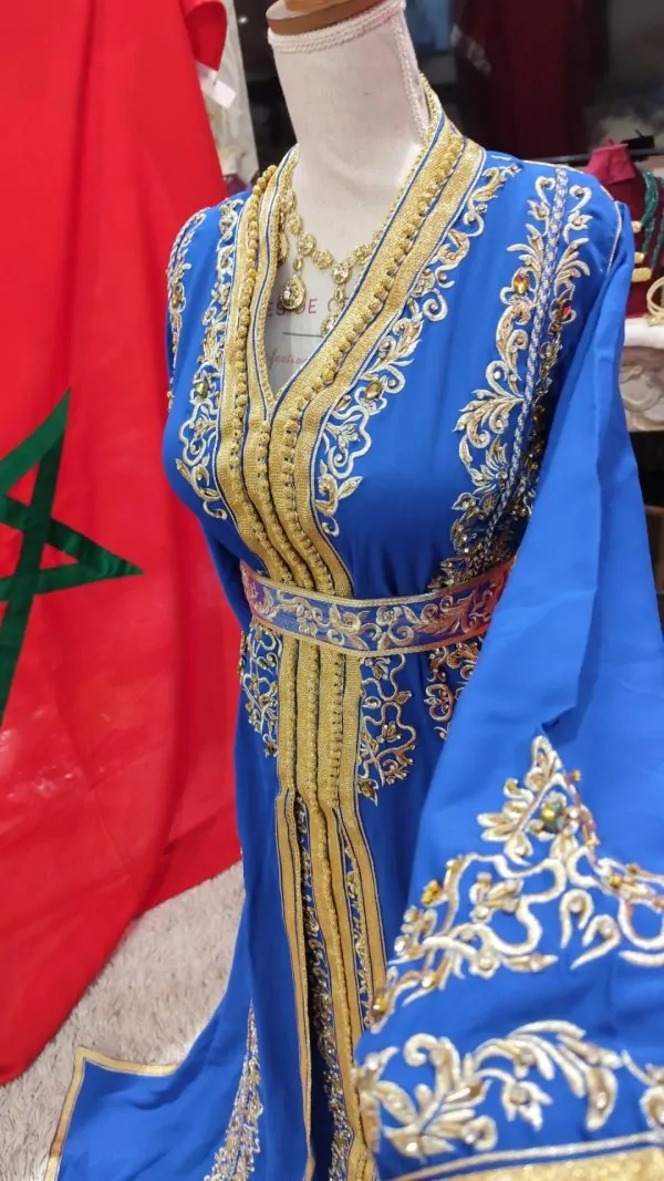 Nieuwe Marokkaanse kaftan met riem — photo 3