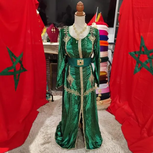 Gebrauchter marokkanischer Kaftan — photo 11