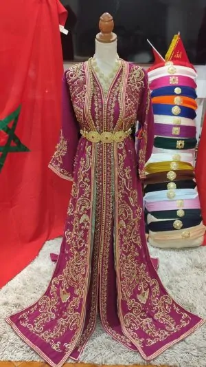 Caftano marocchino nuovo foderato
