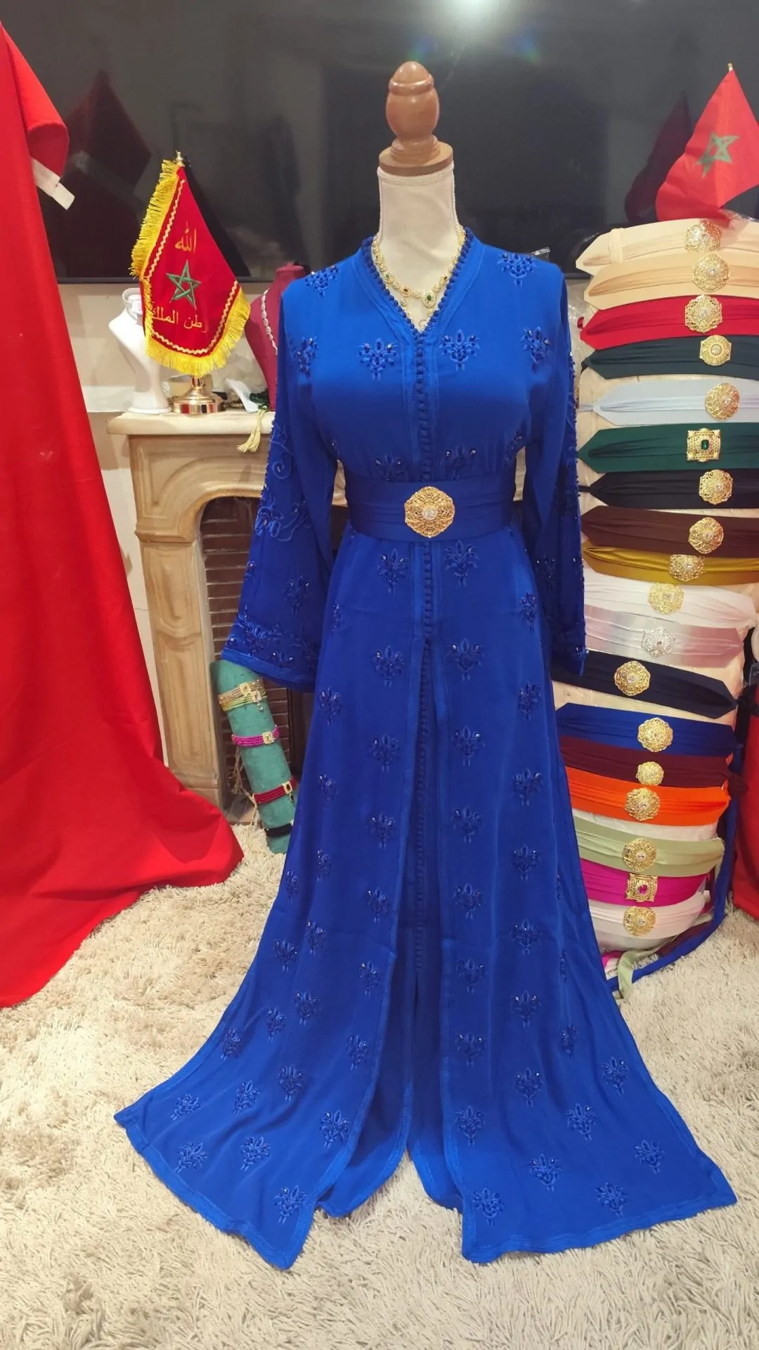 caftan marocain neuf avec la ceinture – Image 9