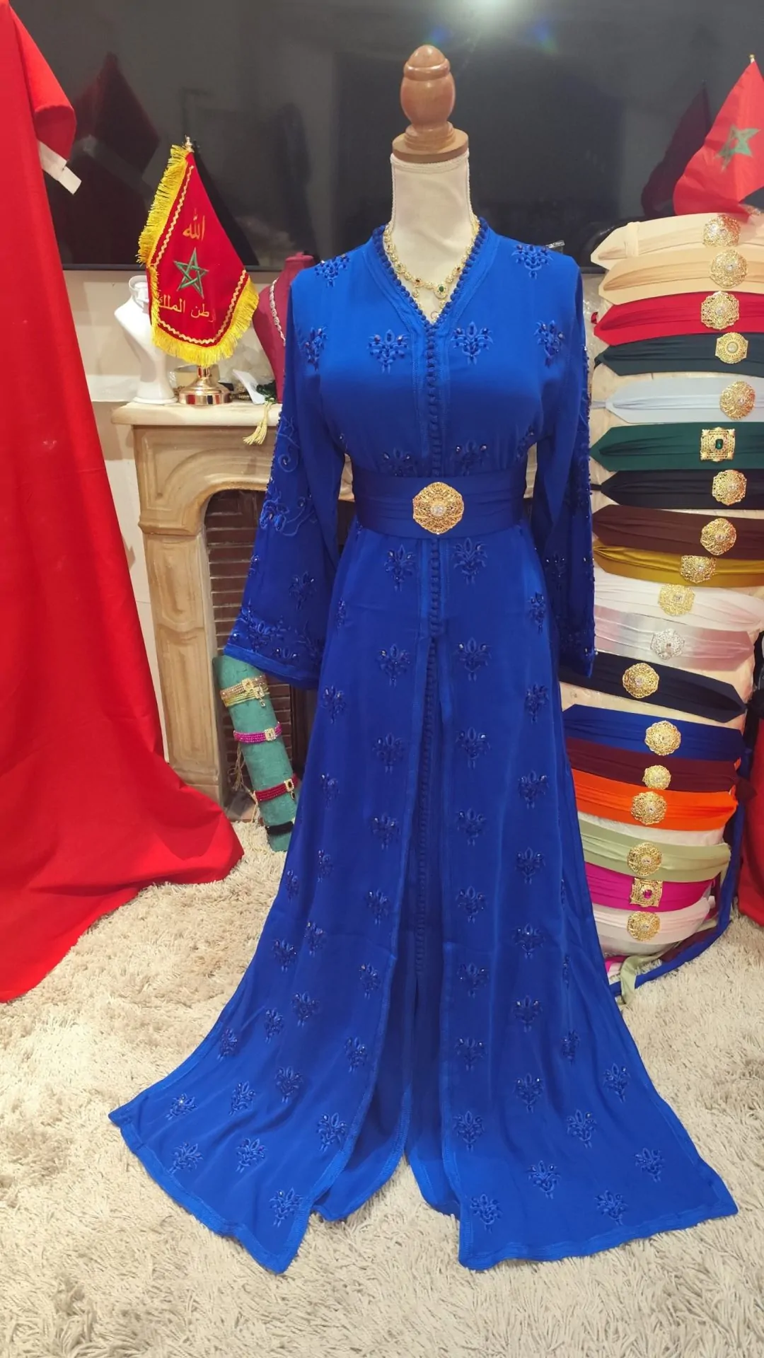 caftan marocain neuf avec la ceinture – Image 7