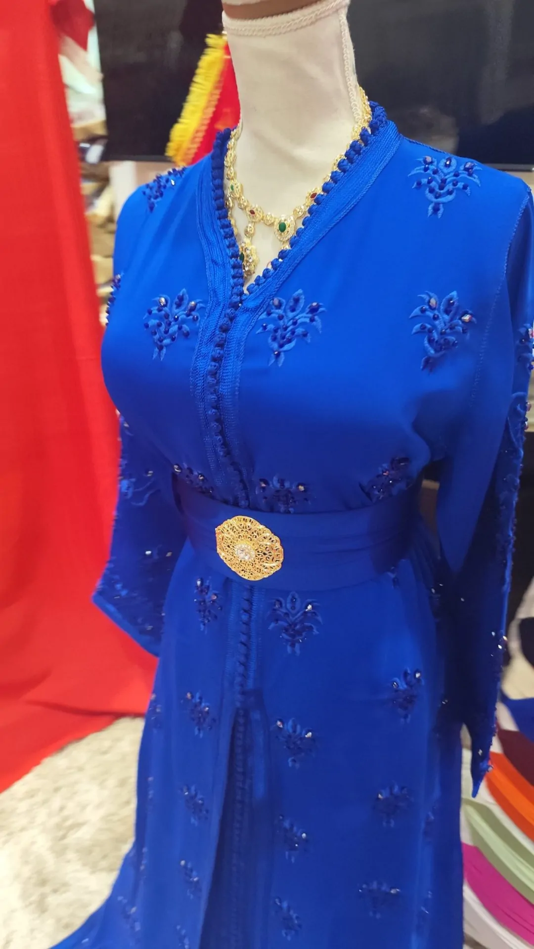 caftan marocain neuf avec la ceinture – Image 4