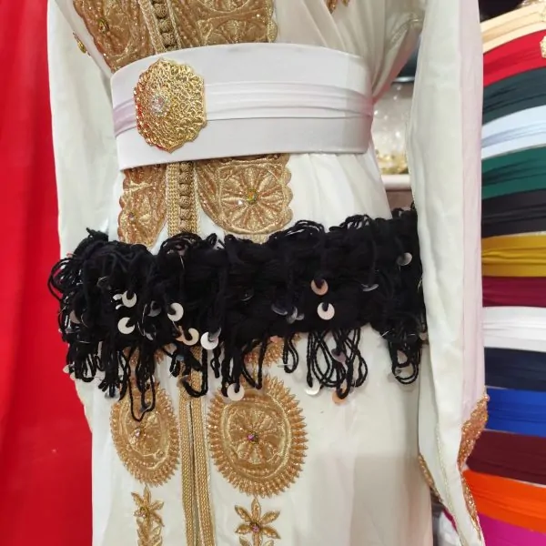 ✨ Mouzoune 2 mètres – Ceinture de danse marocaine ✨
