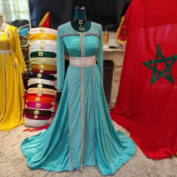 Caftano marocchino usato, indossato una volta