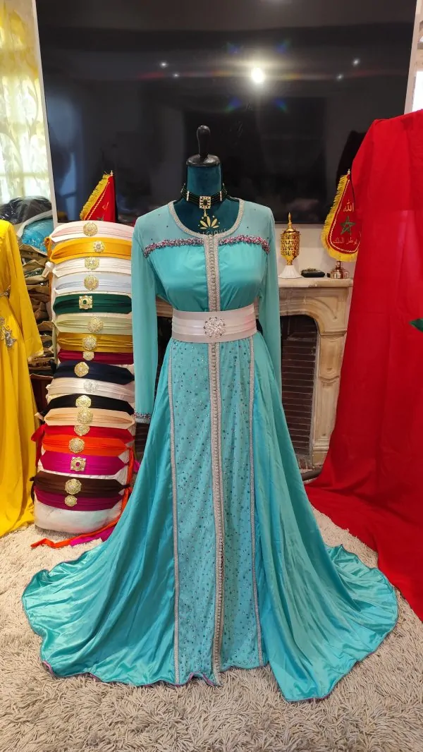 Caftano marocchino usato, indossato una volta — photo 14