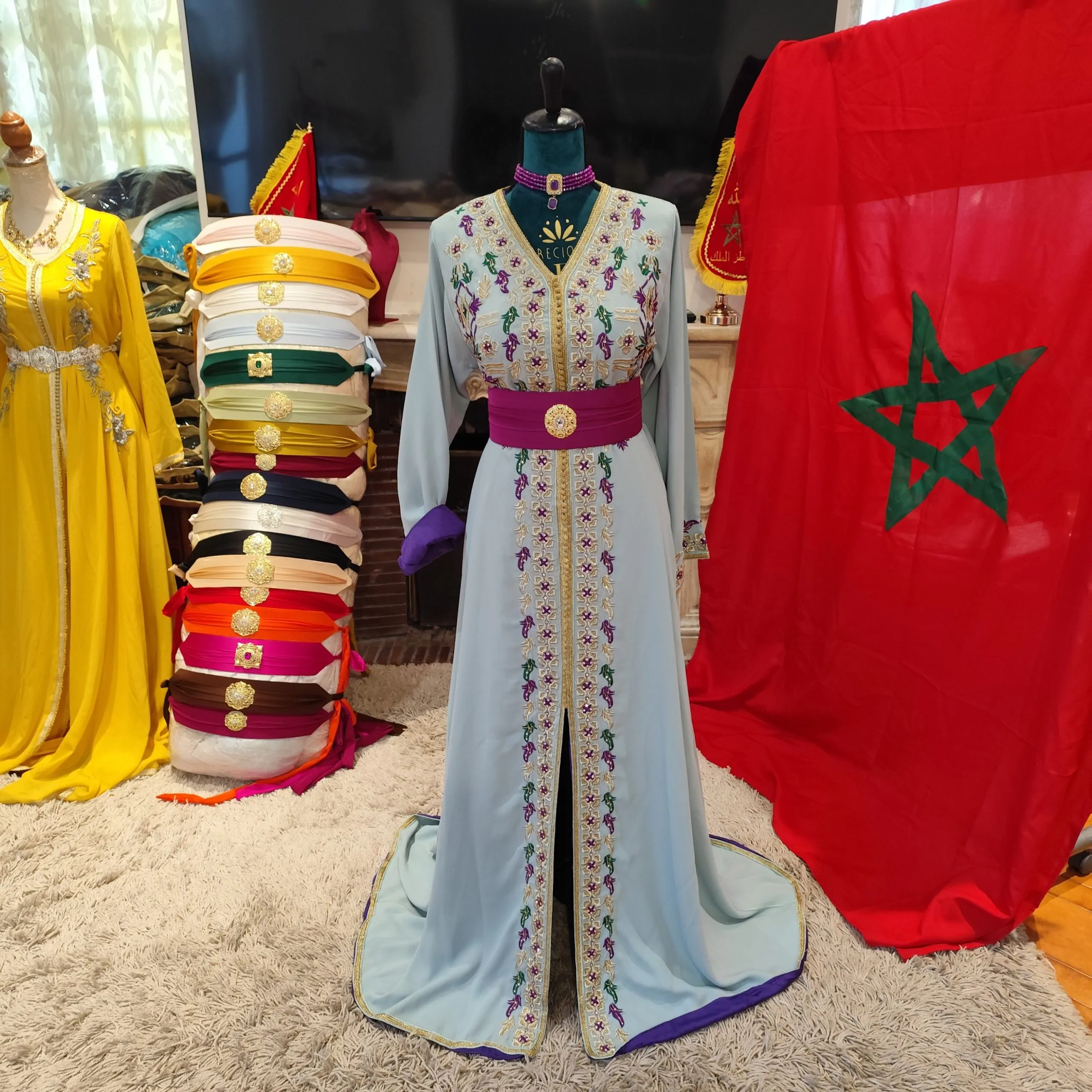 caftan marocain d oublé quasi neuf