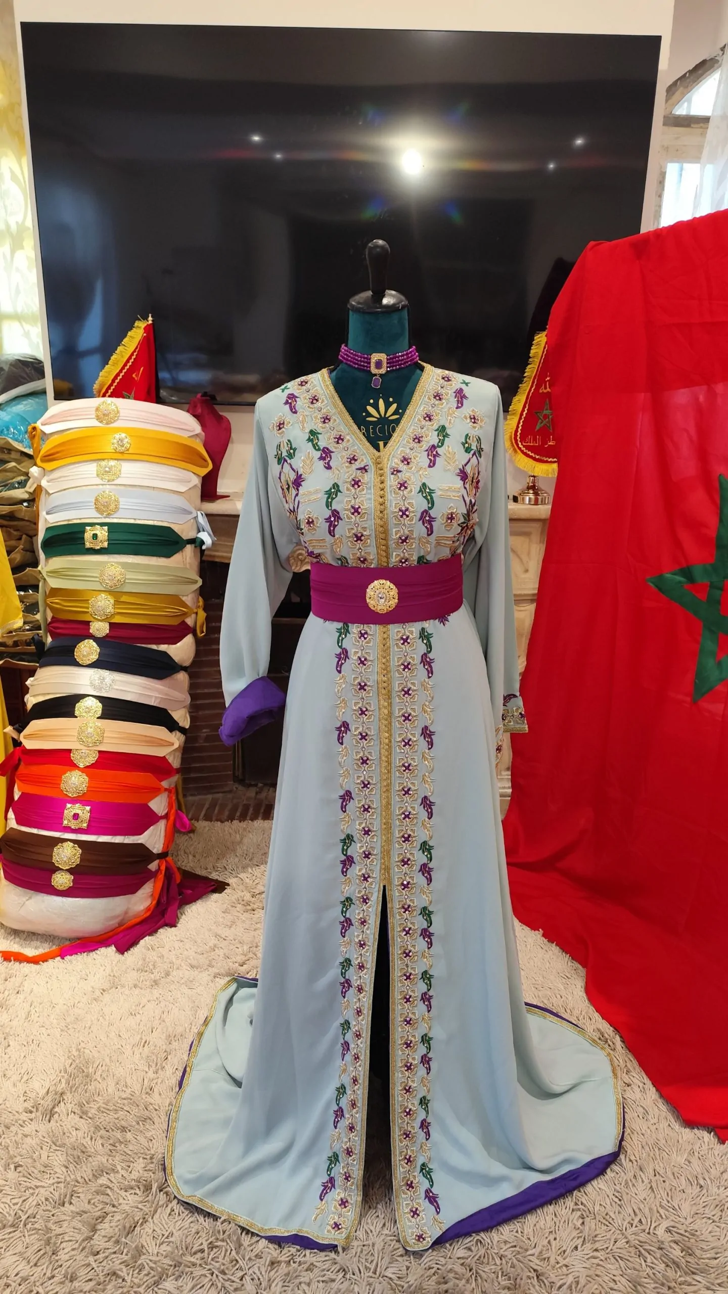 caftan marocain d oublé quasi neuf – Image 7