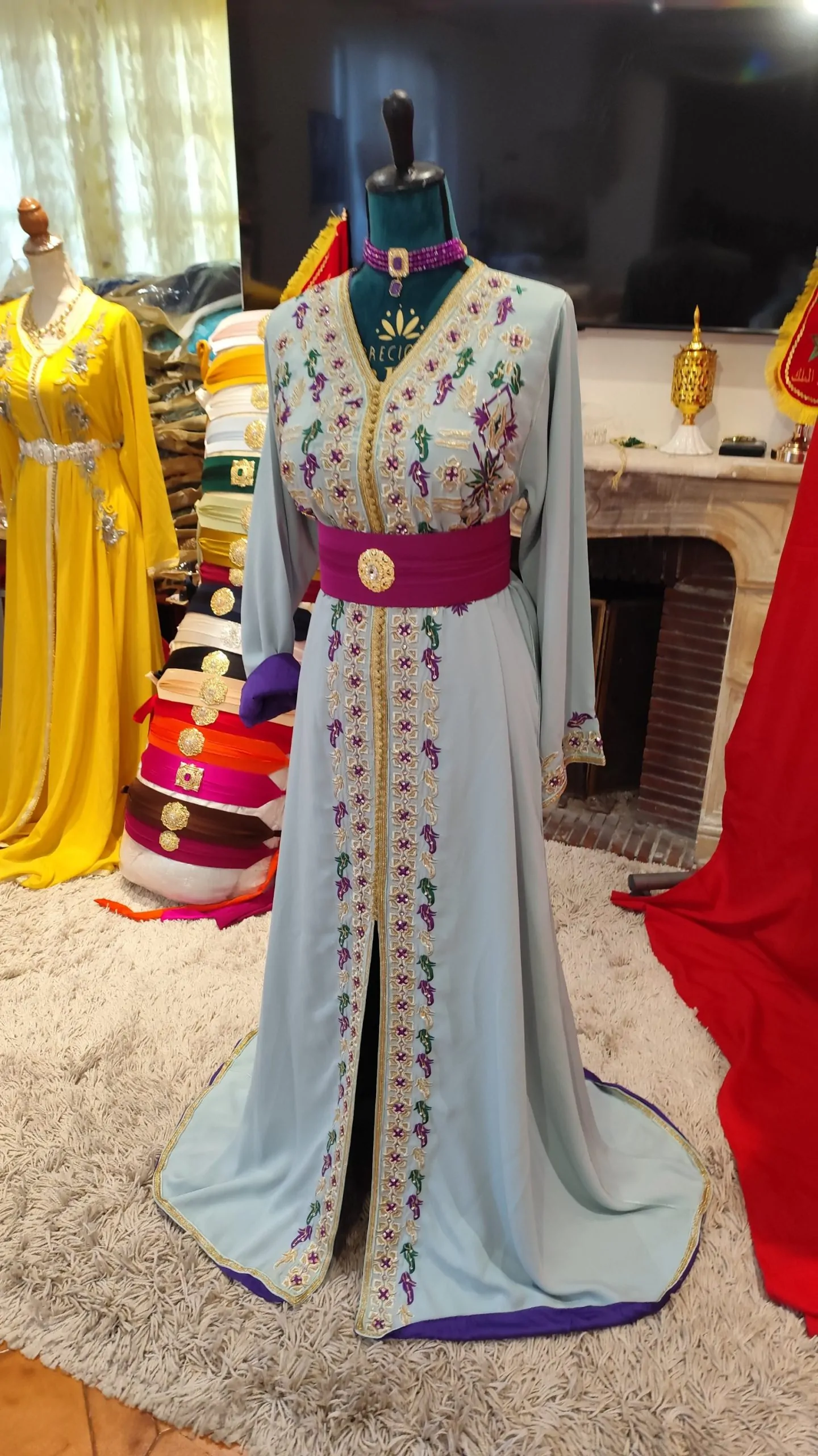 caftan marocain d oublé quasi neuf – Image 8