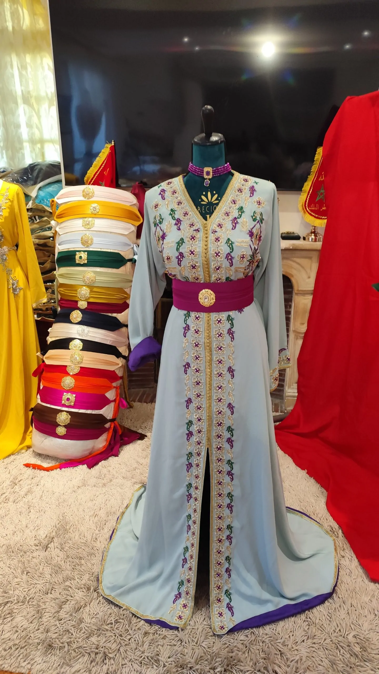 caftan marocain d oublé quasi neuf – Image 12