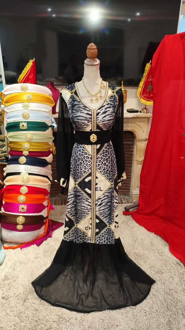 Moroccan caftan, plus size, worn once — photo 7