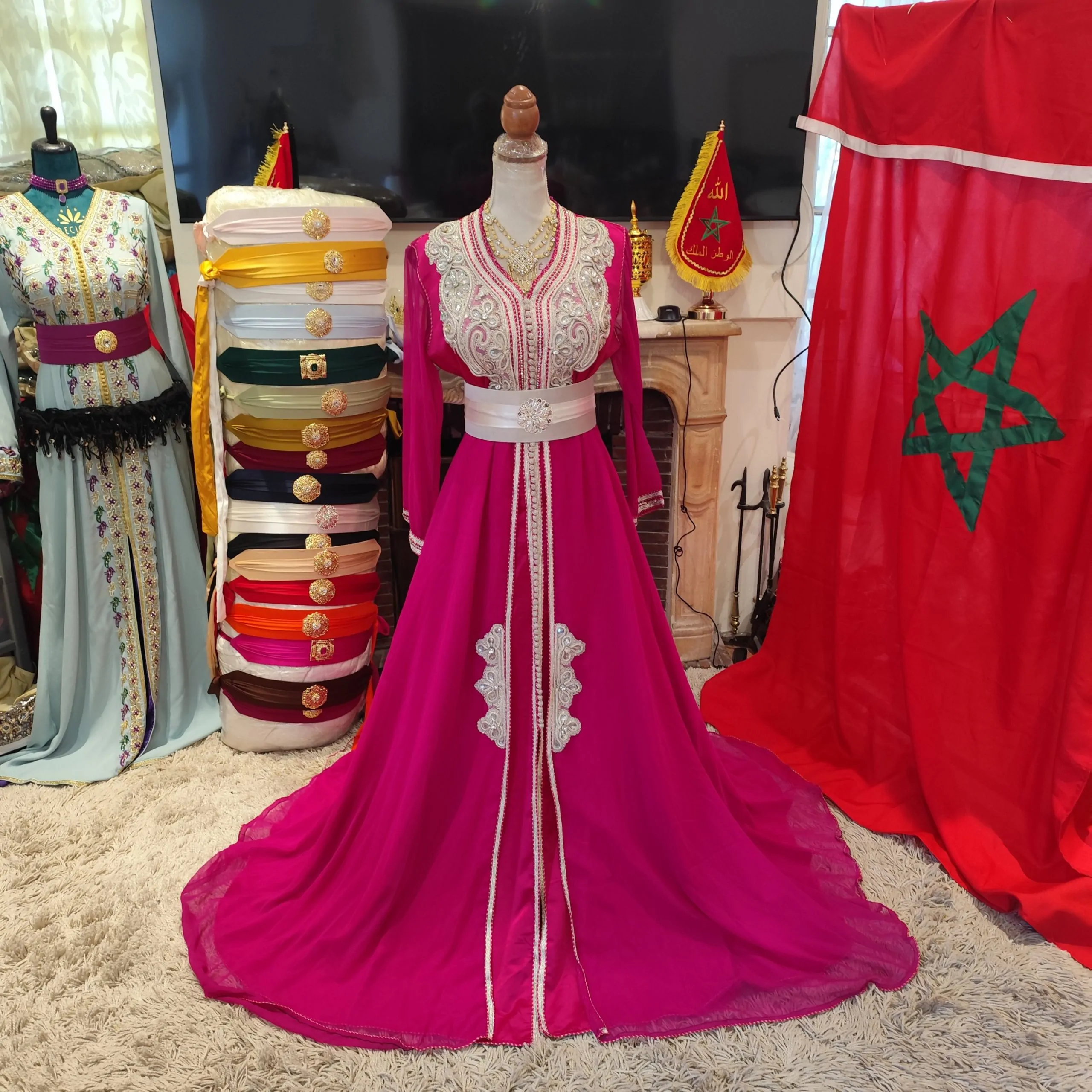 caftan marocain d occasion porté une fois – Image 14