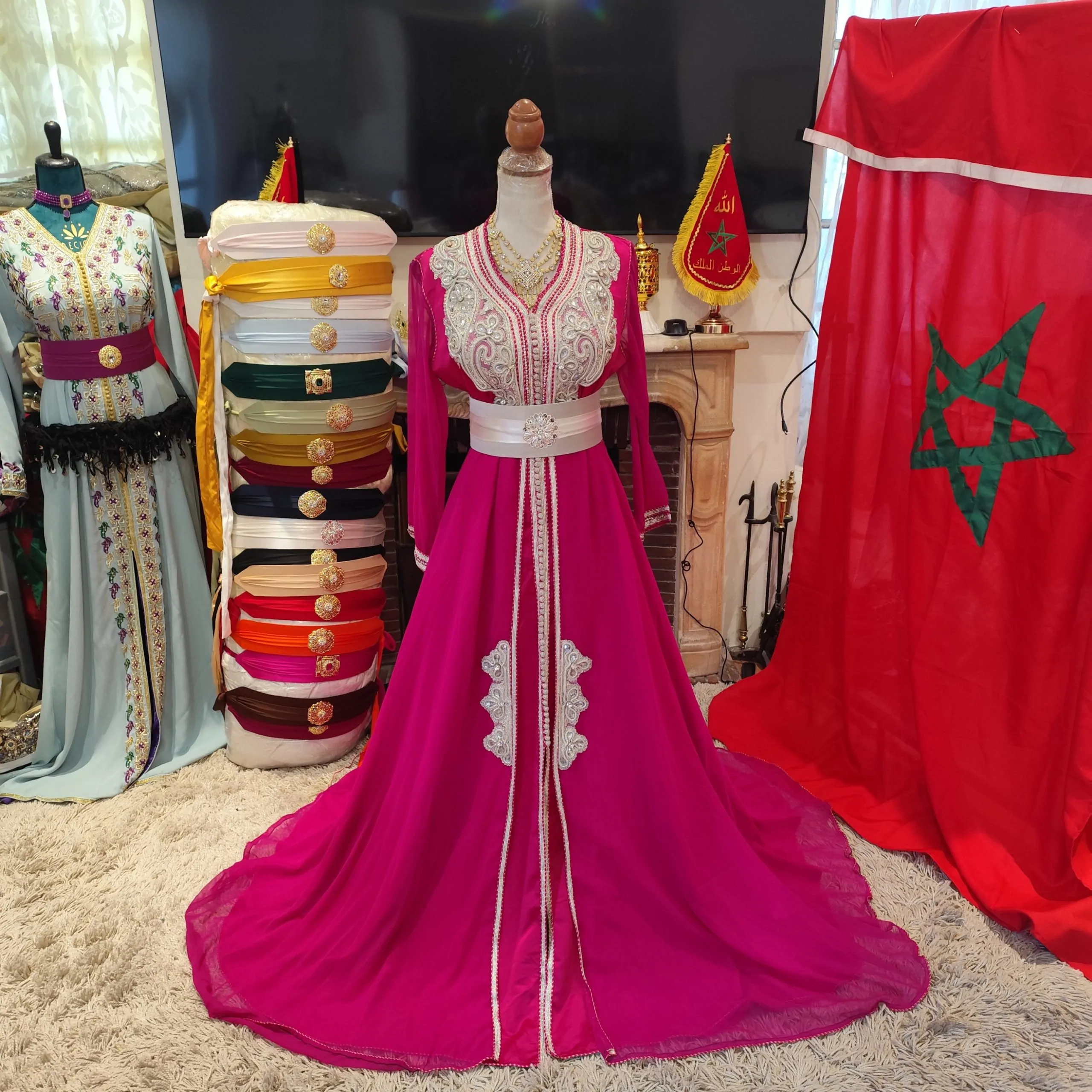 caftan marocain d occasion porté une fois