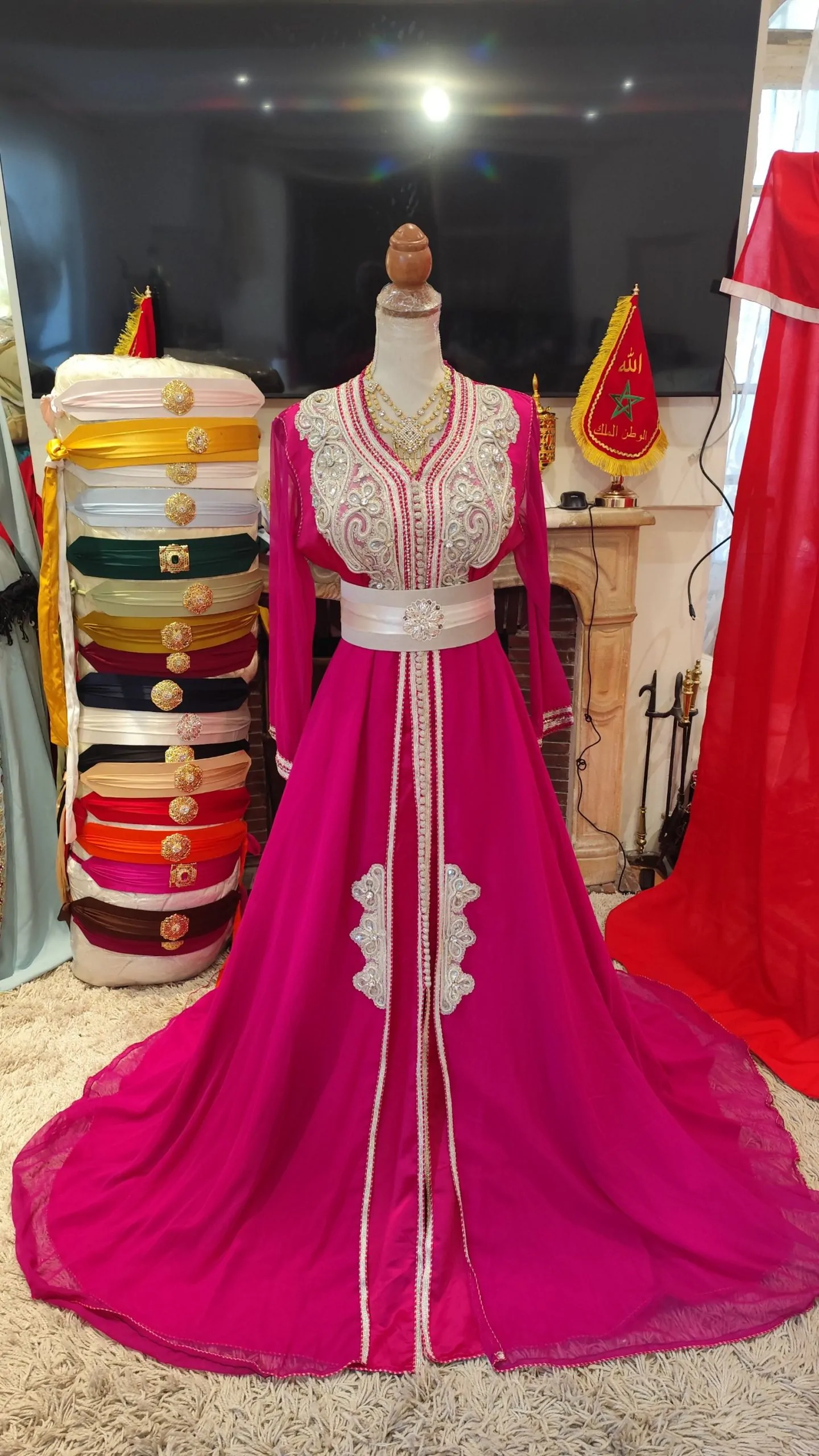 caftan marocain d occasion porté une fois – Image 12