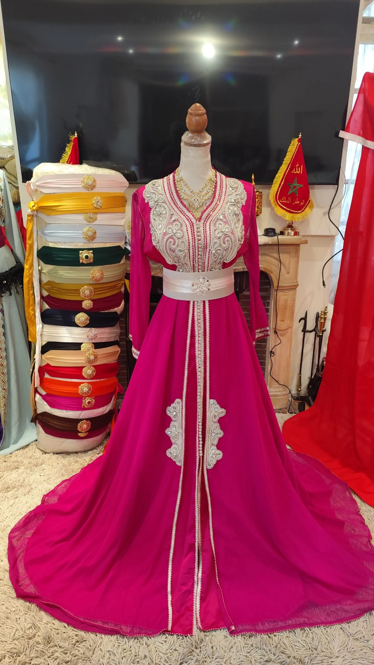 caftan marocain d occasion porté une fois – Image 2