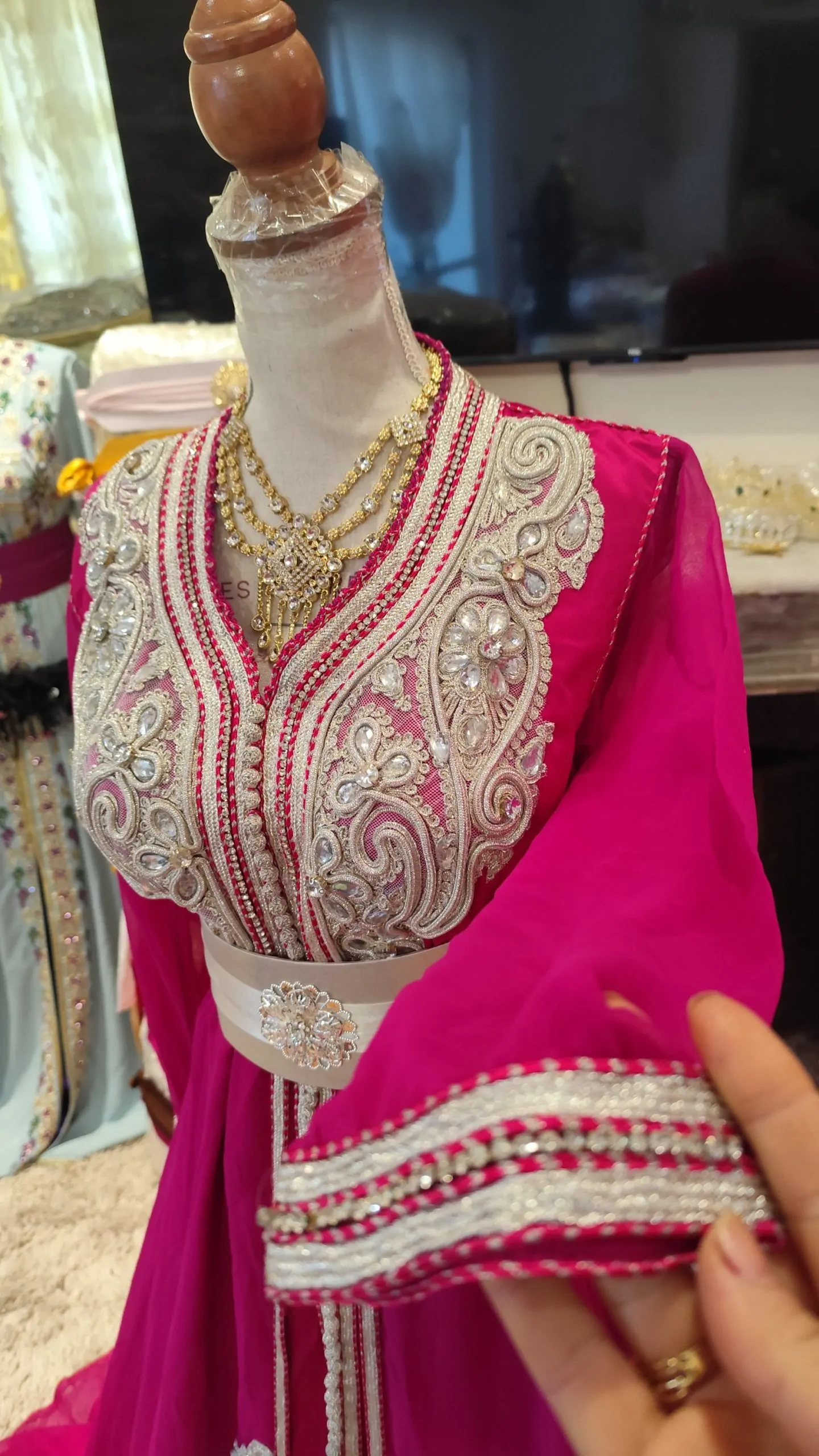 caftan marocain d occasion porté une fois – Image 7