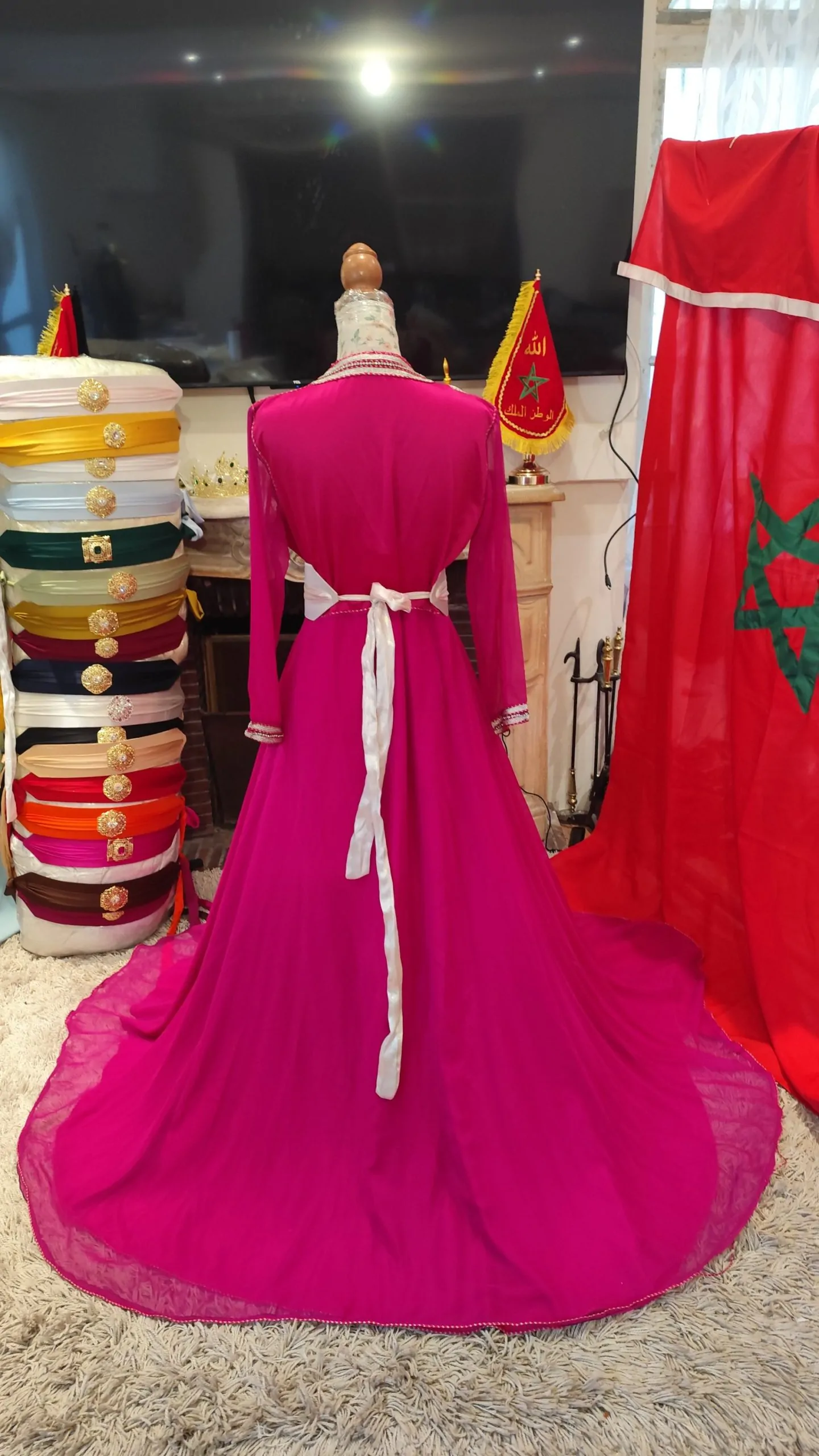 caftan marocain d occasion porté une fois – Image 3
