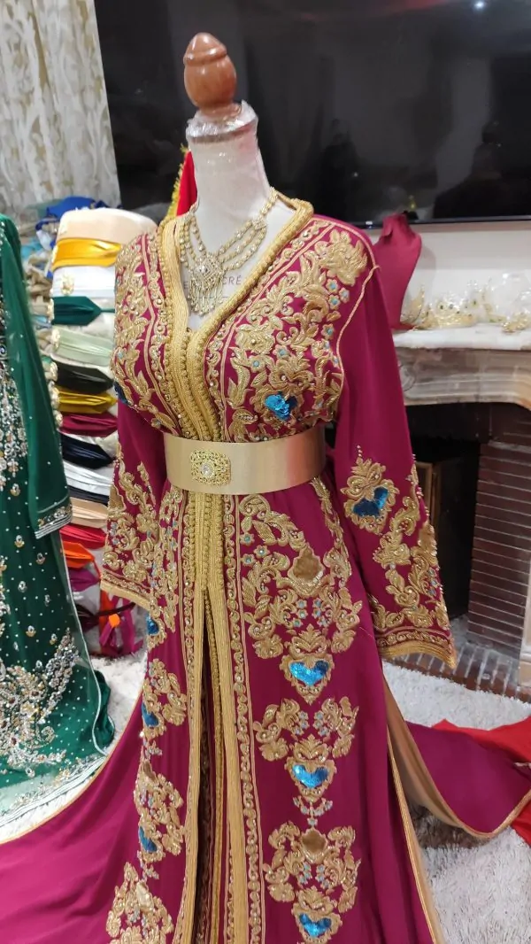 caftan marocain porté une fois — photo 10