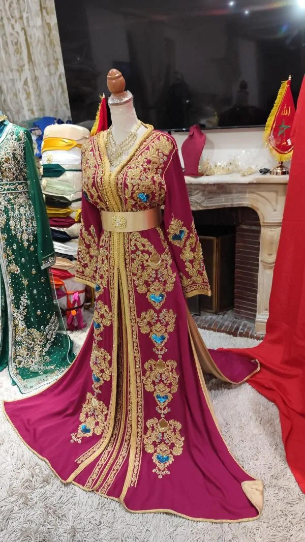 caftan marocain porté une fois — photo 9